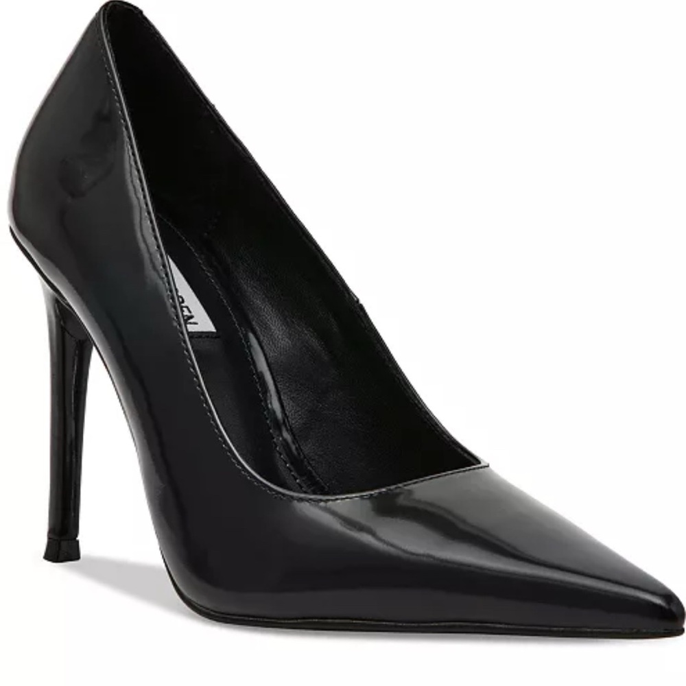 Steve Madden Glossy Black Heels